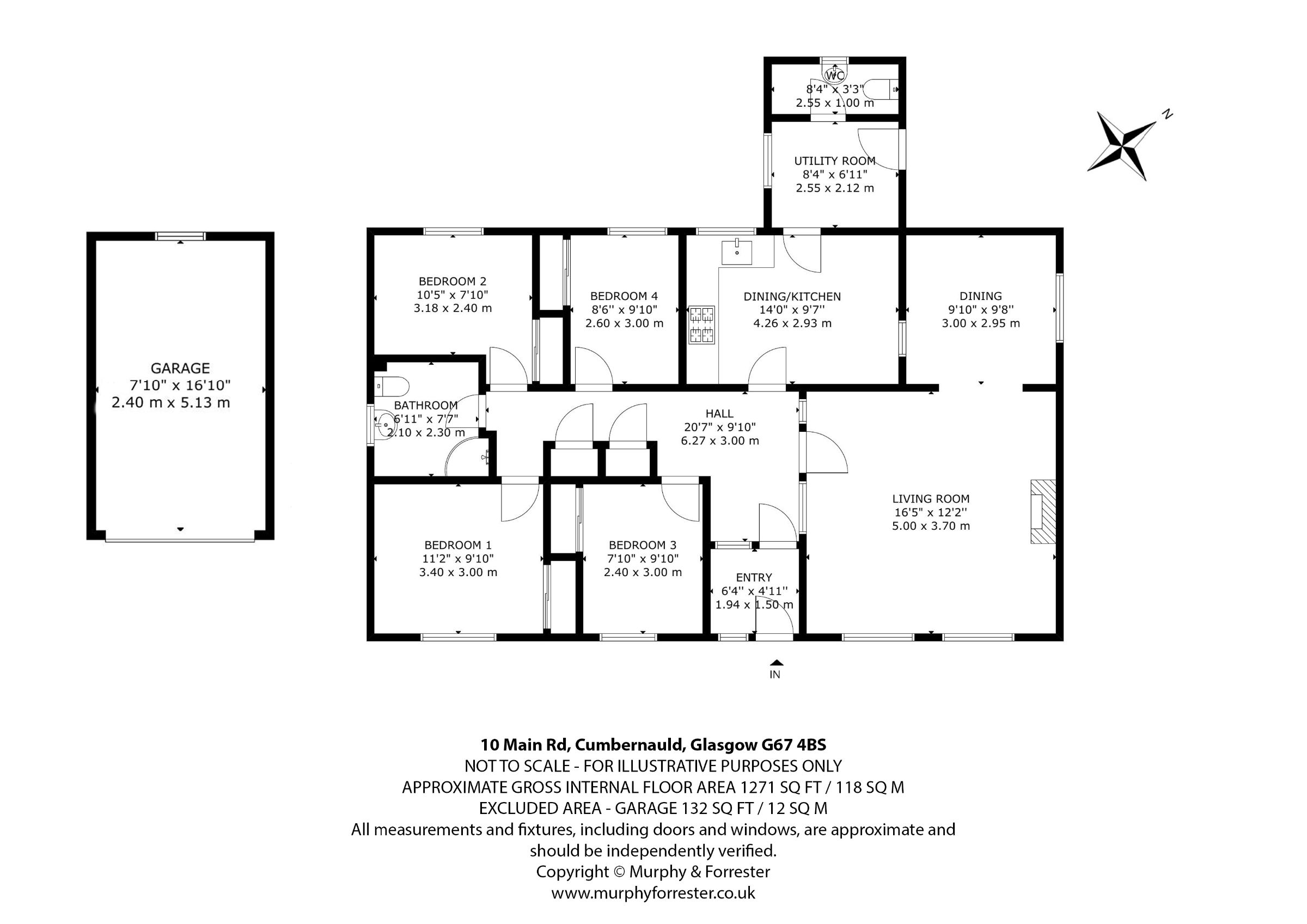 10 Main Road, Glasgow floorplan