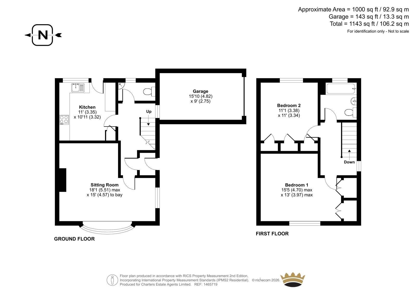 23, Cross Lane, Worthing floorplan