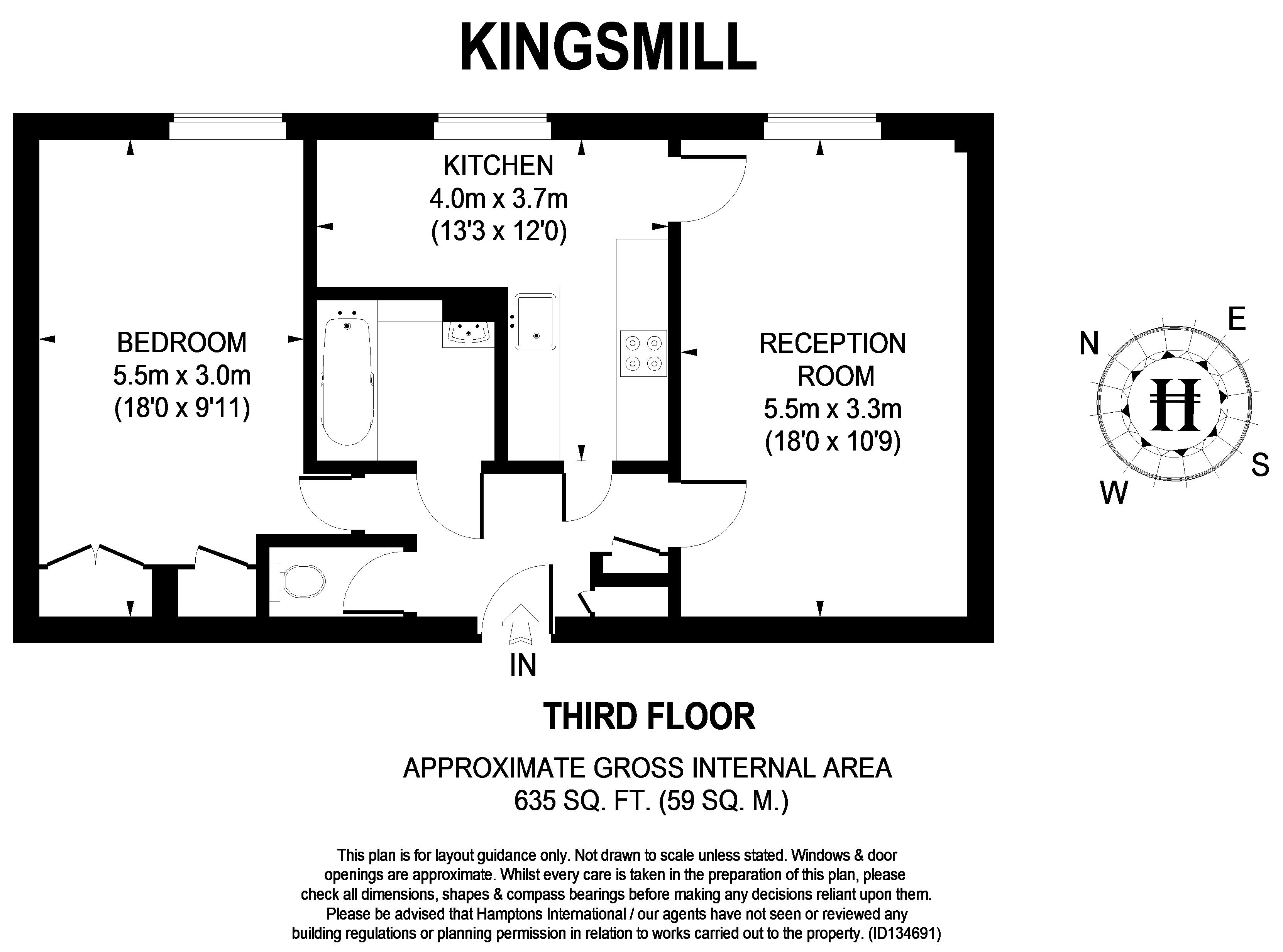 1 Bedrooms Flat to rent in Kingsmill Terrace, London NW8