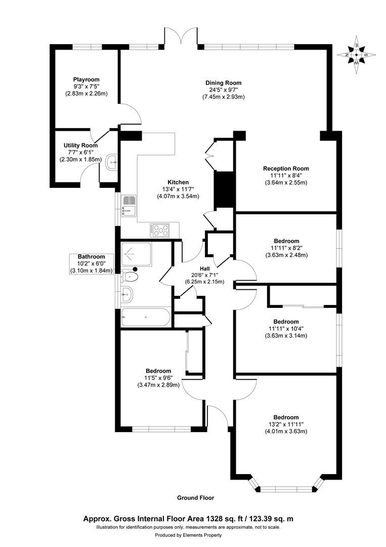 Rosedene,, Hazeldene Lane, North Chailey floorplan