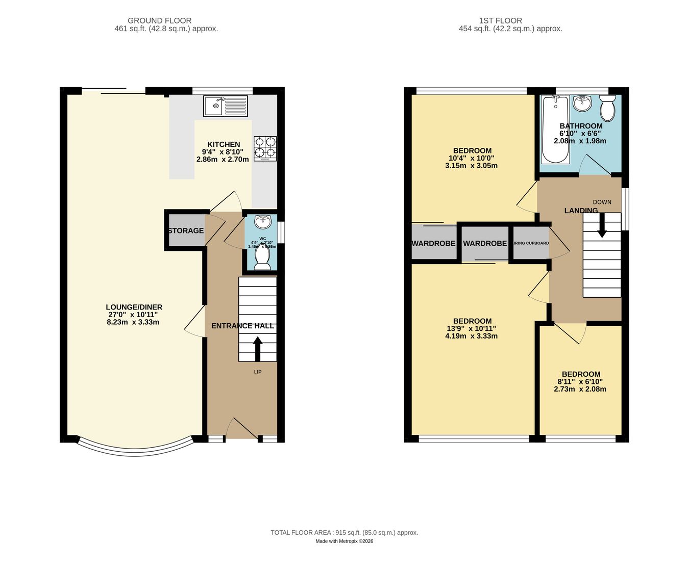 73, Fairfield Gardens, Leigh-on-Sea floorplan