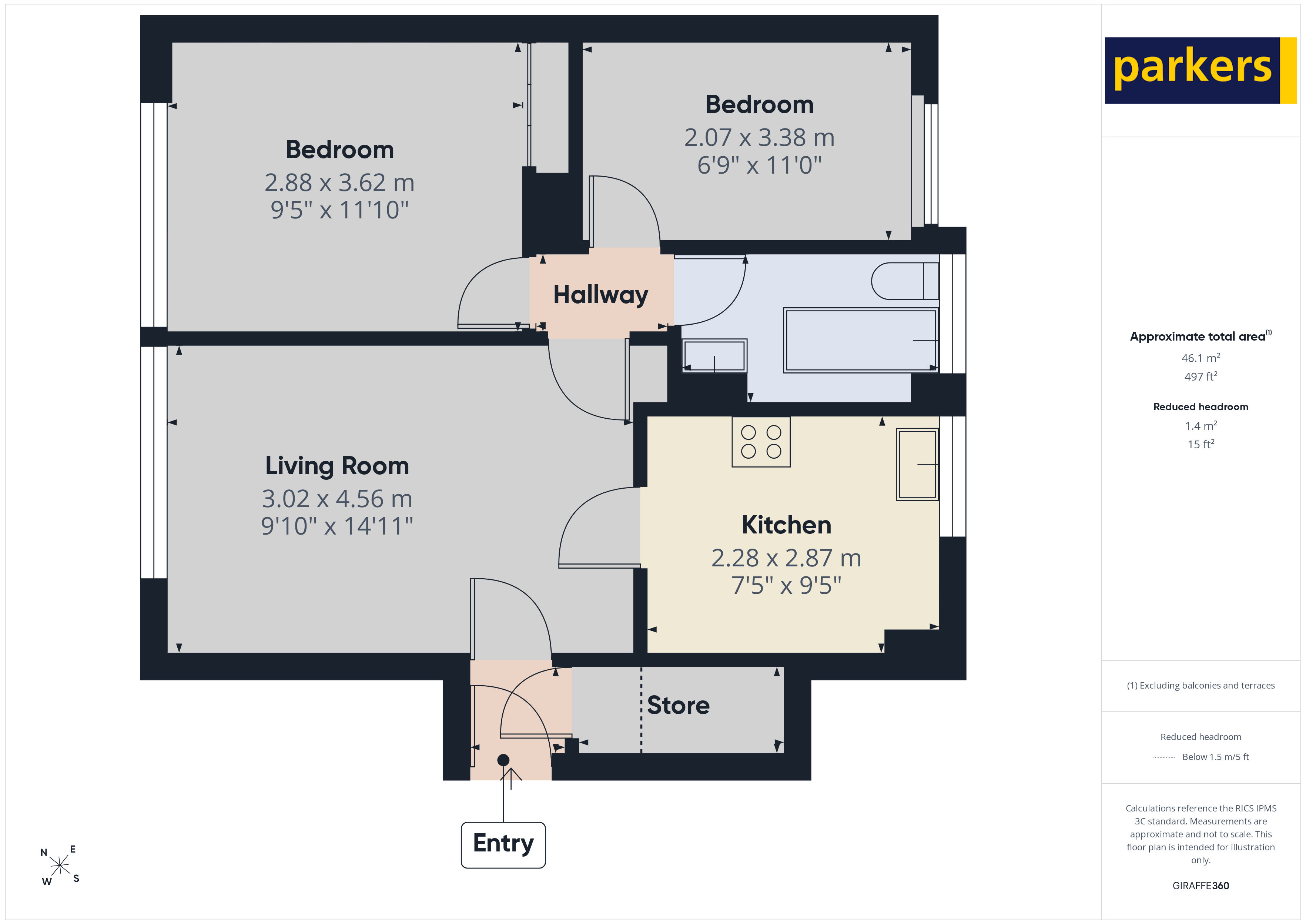 46A,, Farm Close Road, Oxford floorplan