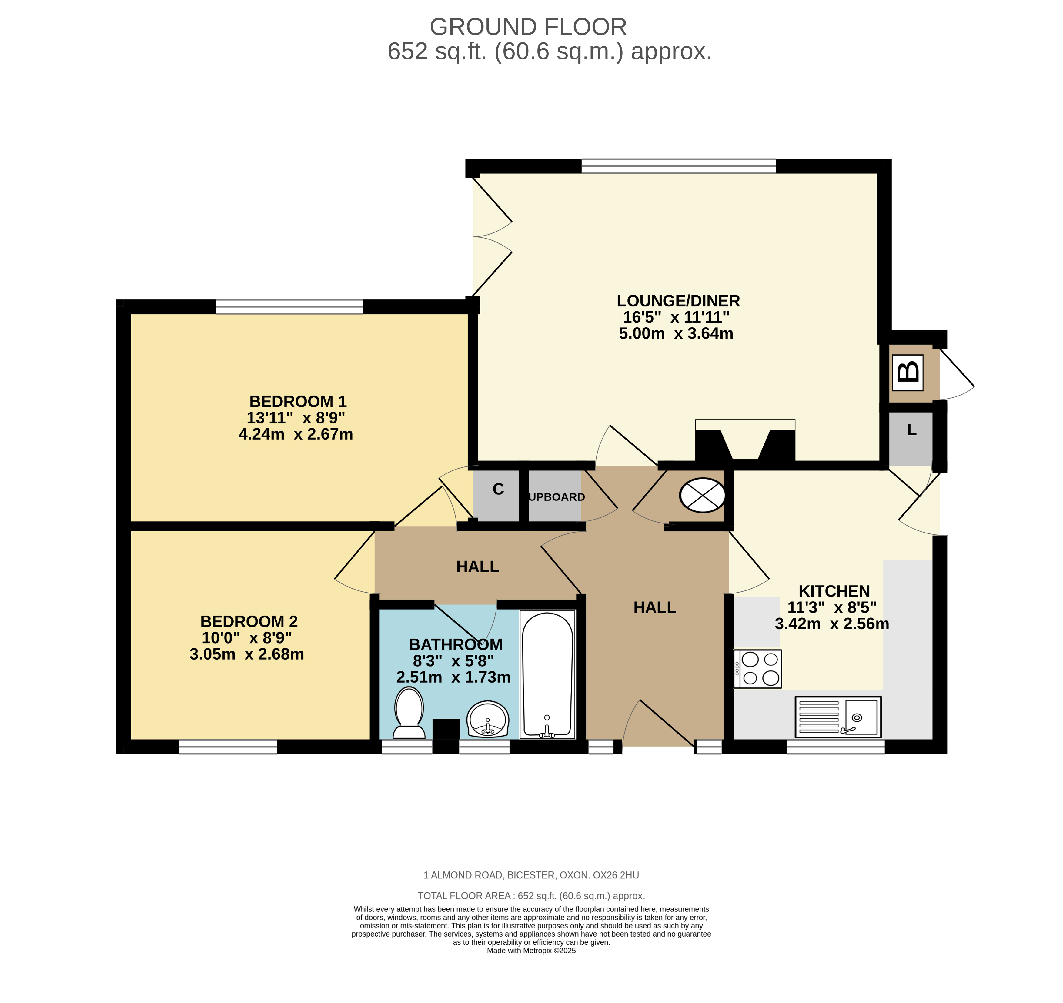1, Almond Road, Bicester floorplan