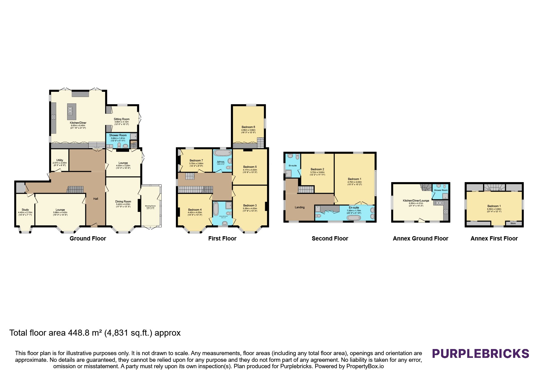 Kinross House, Little London Road, Heathfield floorplan