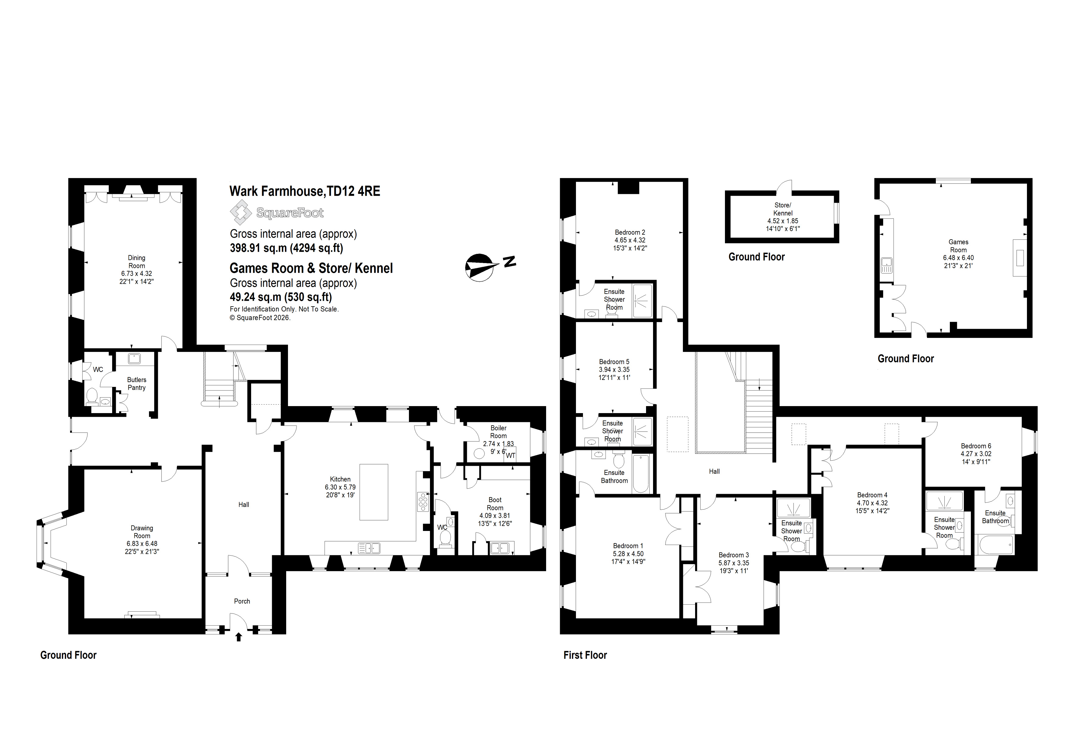 Wark, Northumberland floorplan