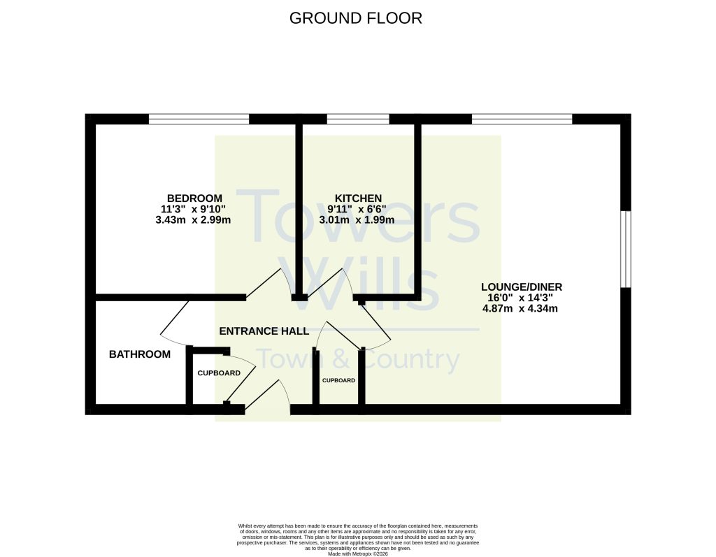 166, Rosebery Avenue, Yeovil floorplan