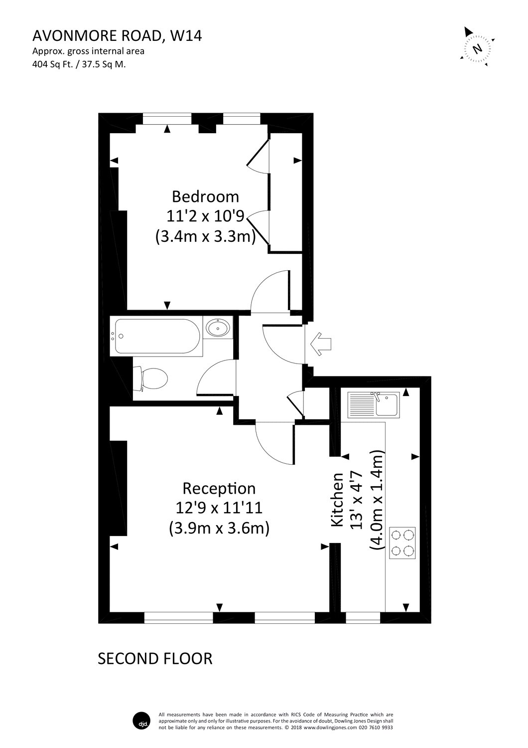 1 Bedrooms Flat for sale in Avonmore Road, West Kensington, London W14