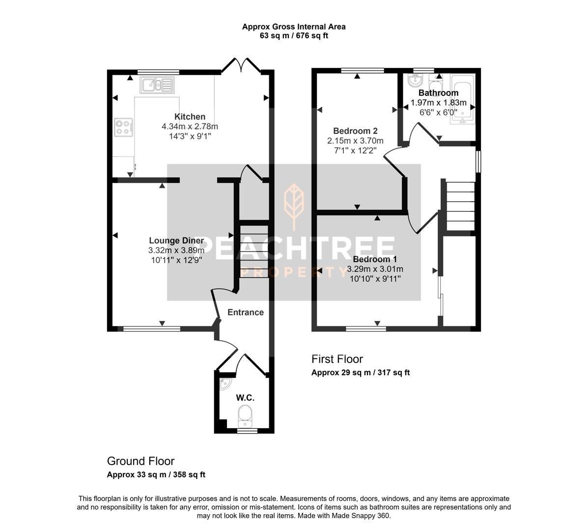 99, Nethergreen Crescent, Renfrew floorplan