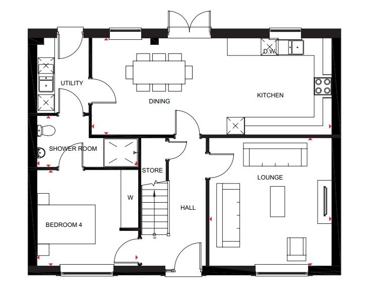 H805219, Sequoia Grove, Cambusbarron, Stirling floorplan