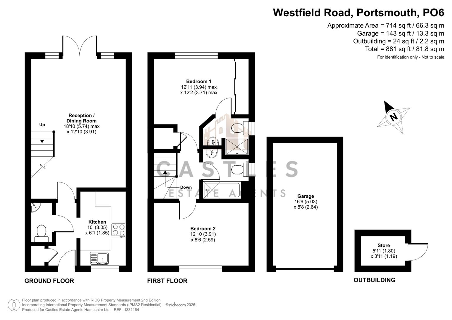 20, Westfield Road, Portsmouth floorplan