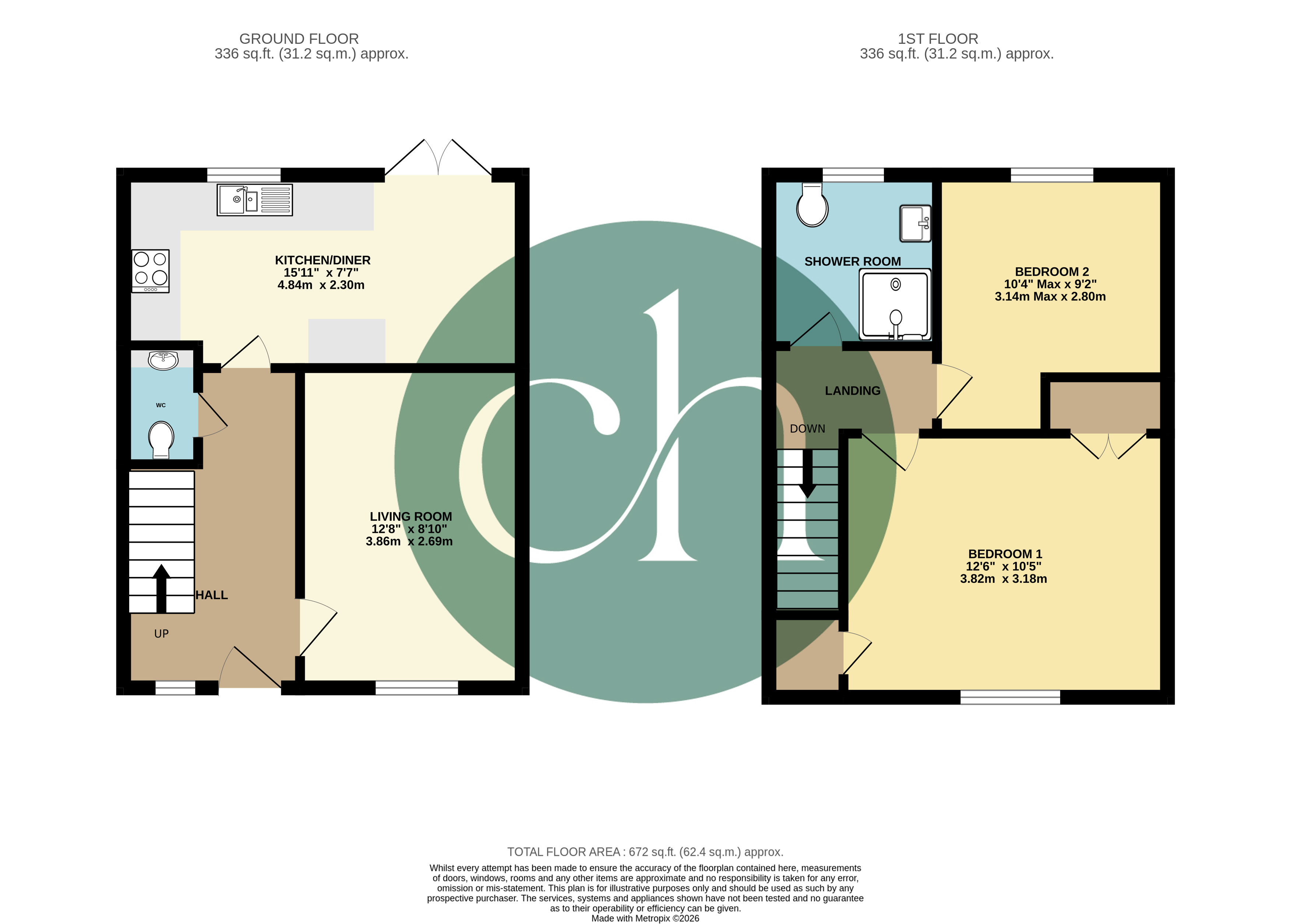 63, Gaveller Road, Swindon floorplan