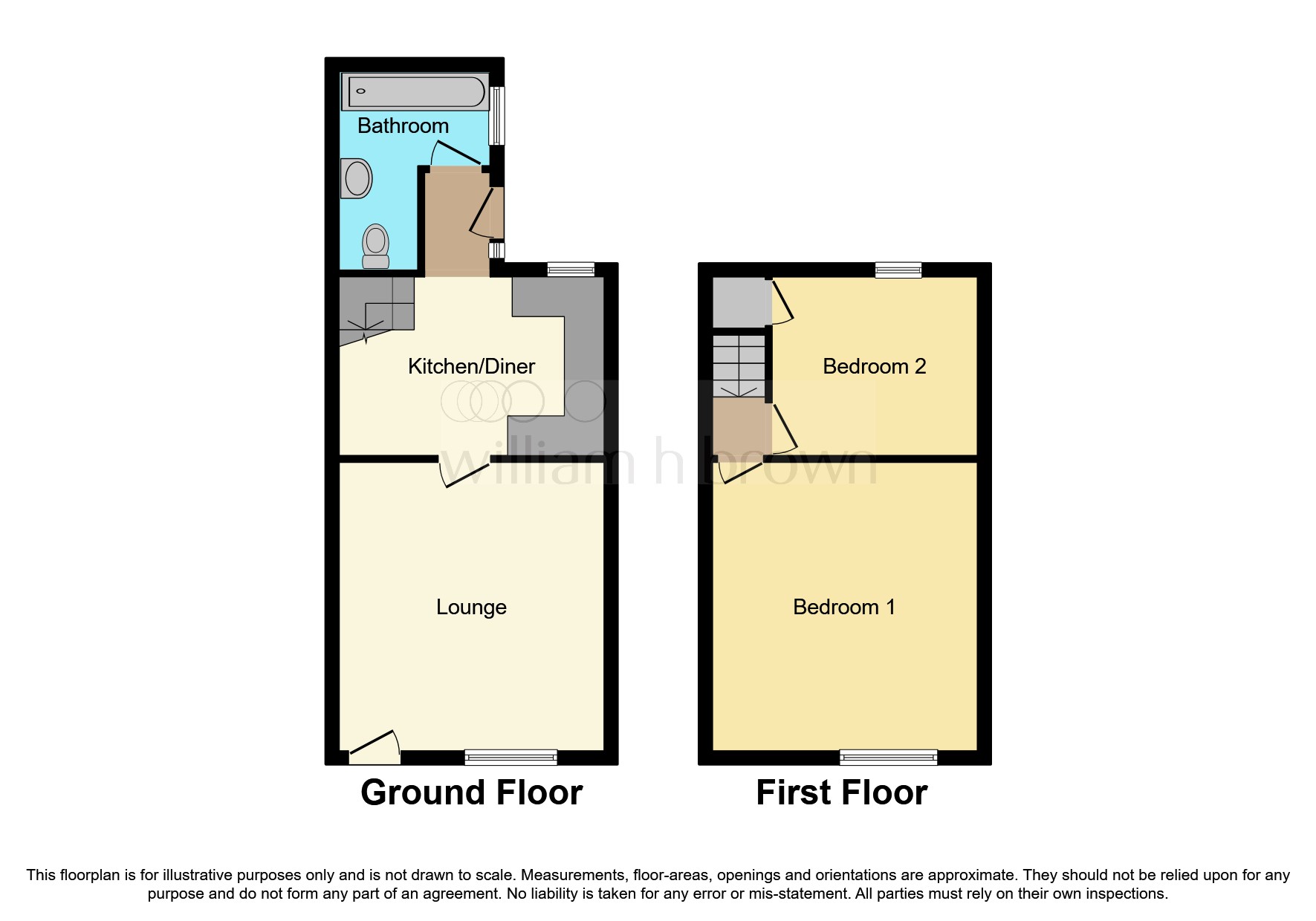 The Square, Harley, Rotherham S62, 2 bedroom terraced house for sale