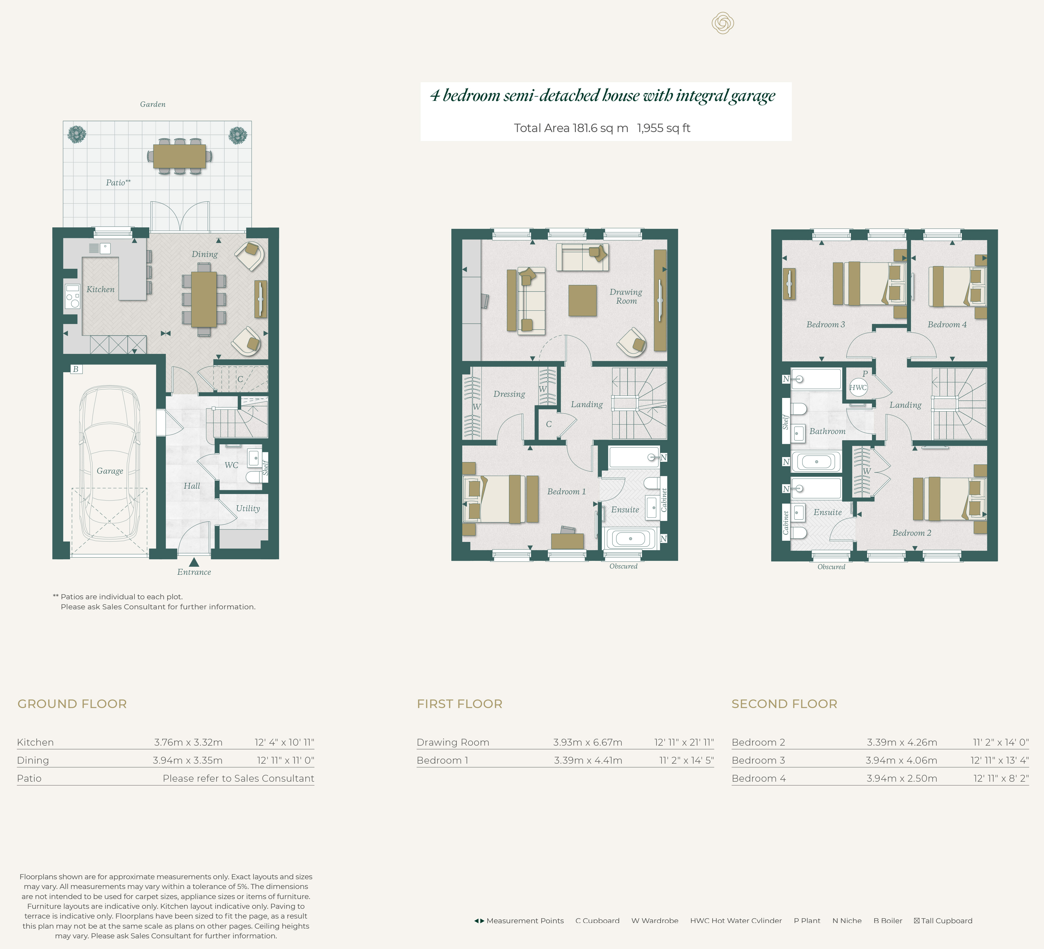 Larch Avenue, Sunningdale Park, Berkshire SL5, 4 bedroom semidetached