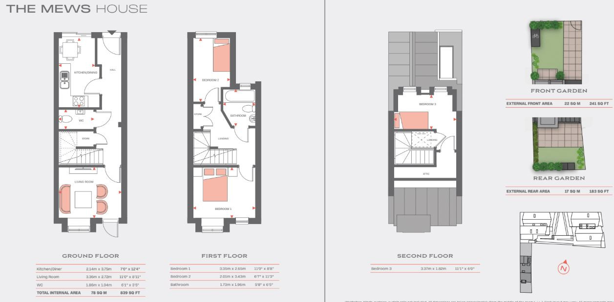 5a The Mews House,, Putney Bridge Road, London floorplan
