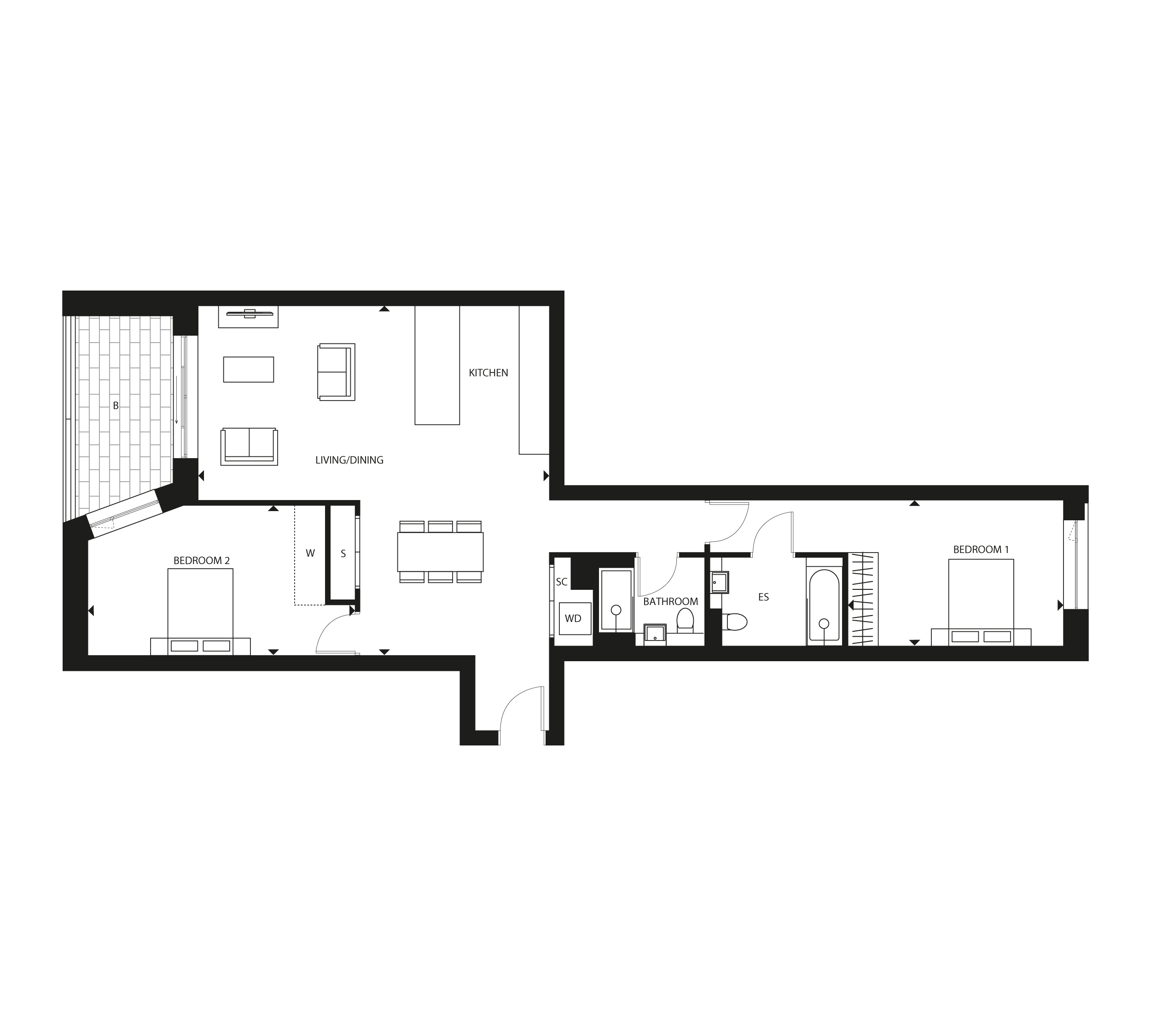 2 Bedrooms Flat for sale in 58 Grange Road, Bermondsey SE1