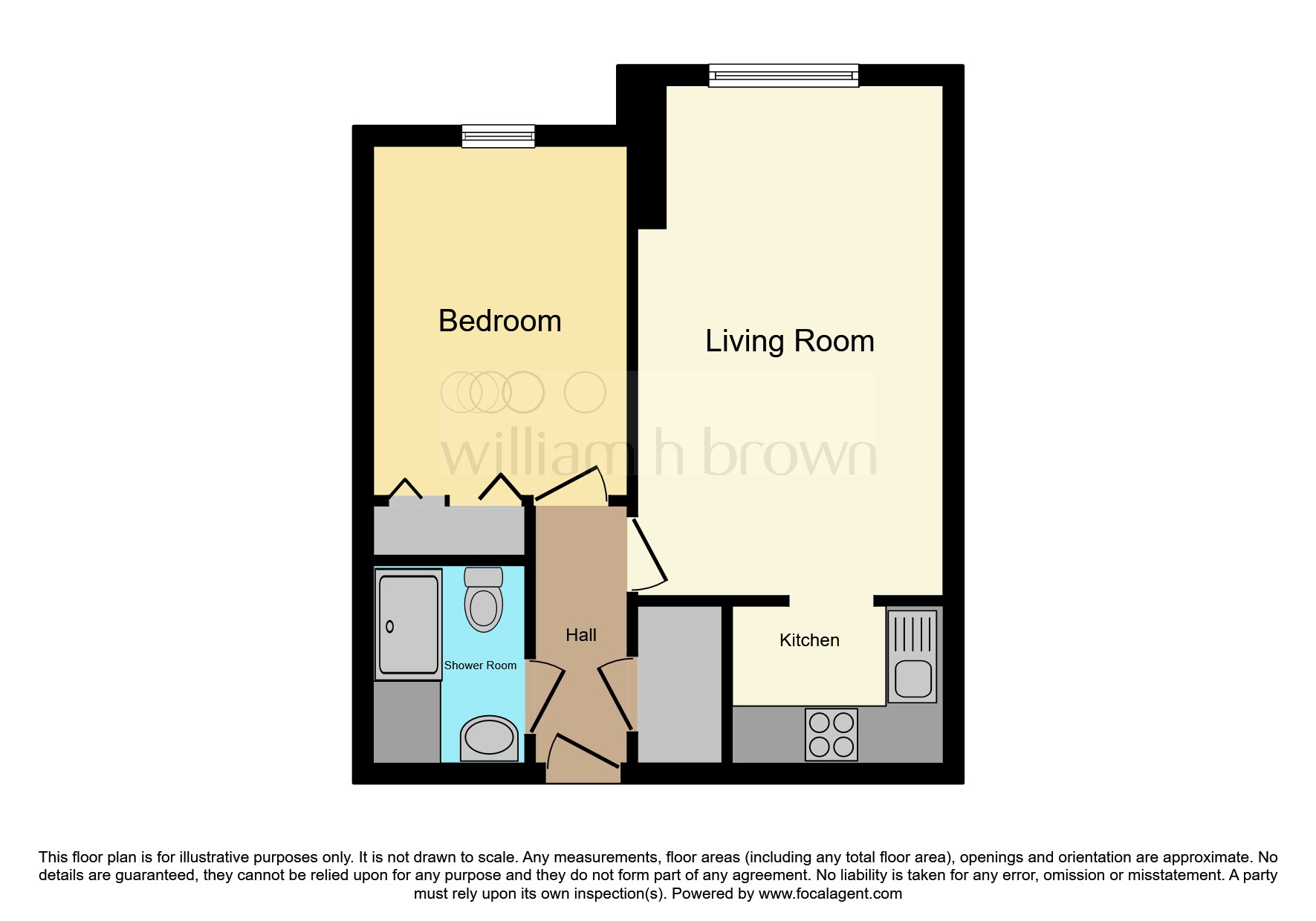 Flat 42, Homecolne House, Louden Road, Cromer floorplan