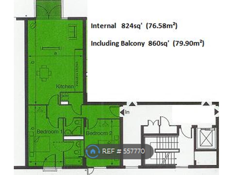 2 Bedrooms Flat to rent in West Parkside, London SE10