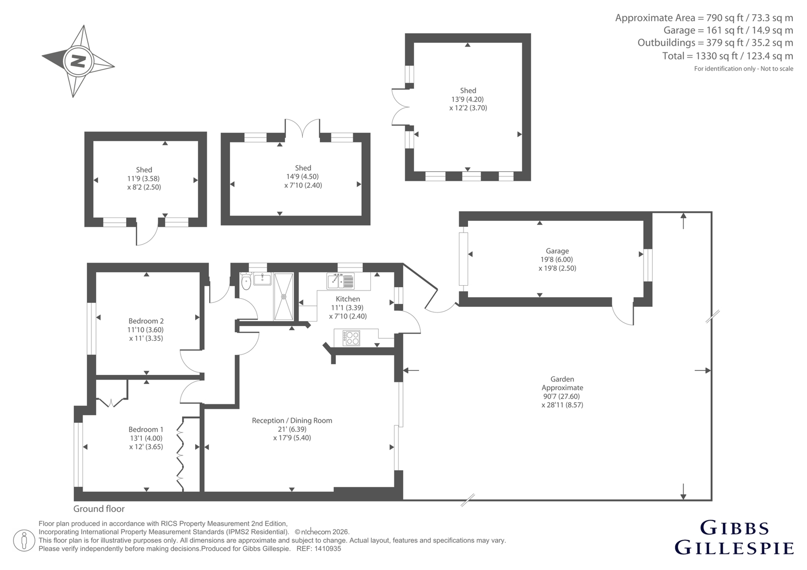 14, Greenfield Avenue, Hertfordshire floorplan