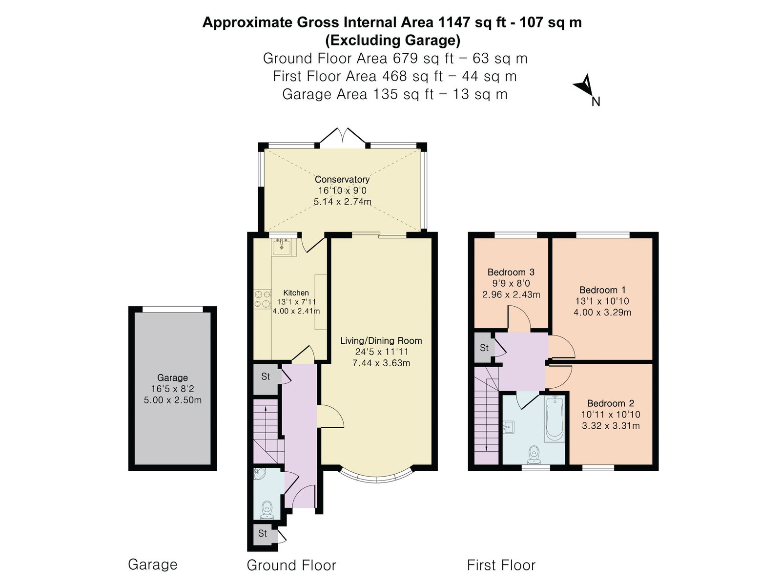 12, The Crossroads, Effingham floorplan