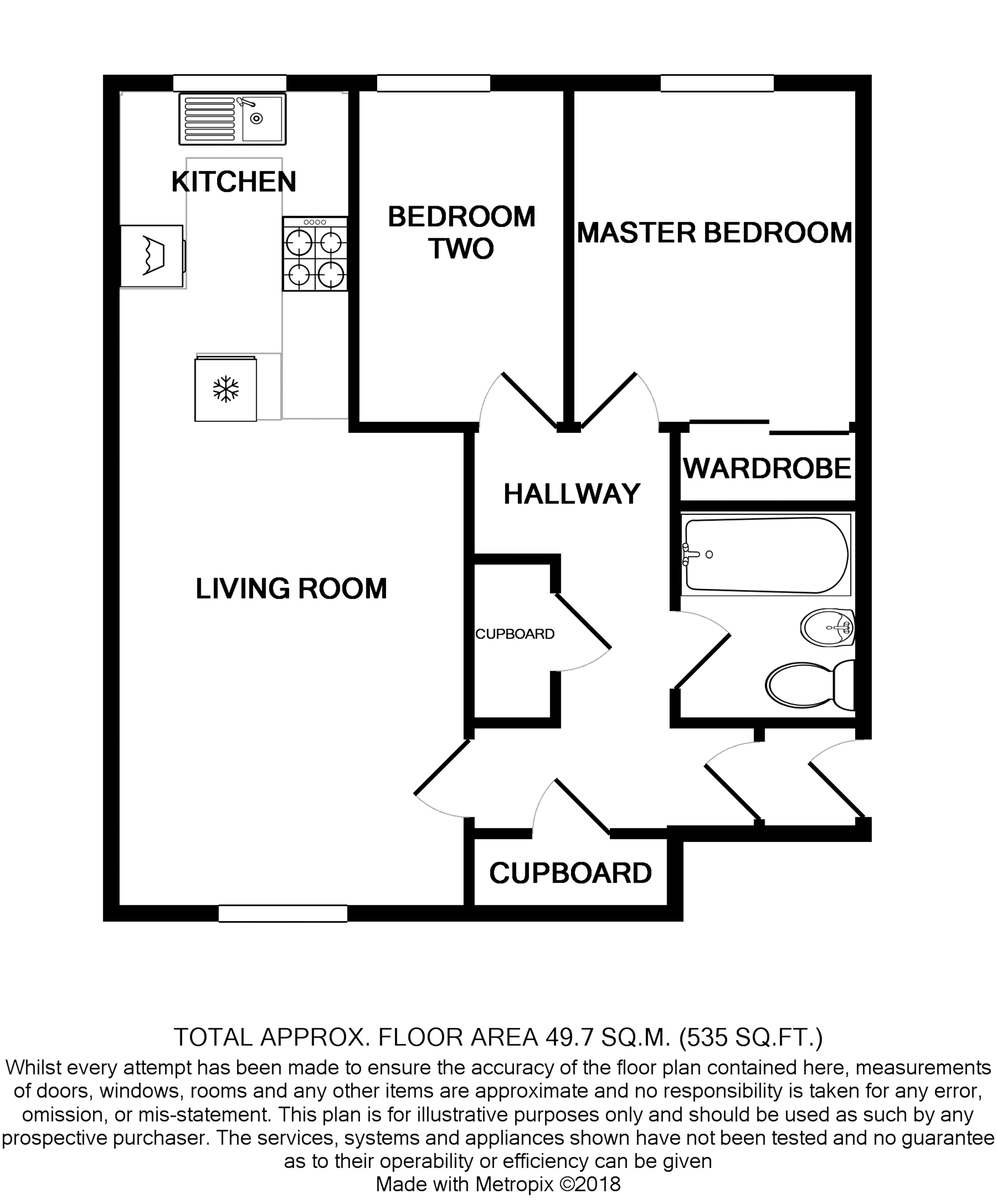 2 Bedrooms Flat to rent in East Street, Pontypridd CF37