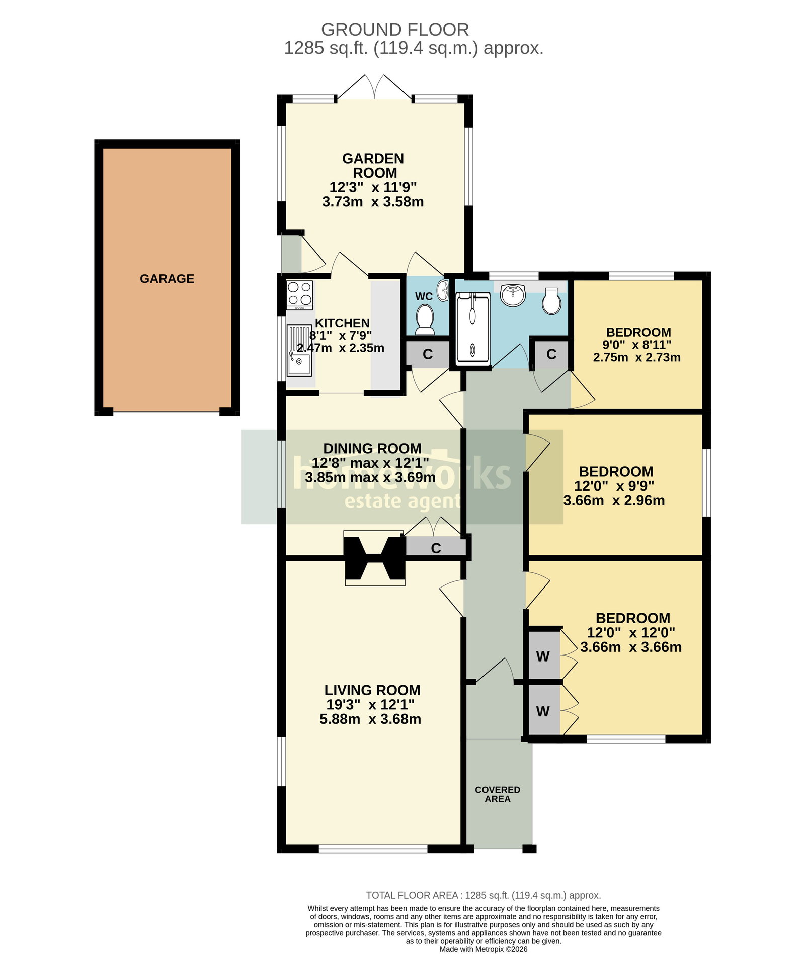 34, Stone Road, Dereham floorplan