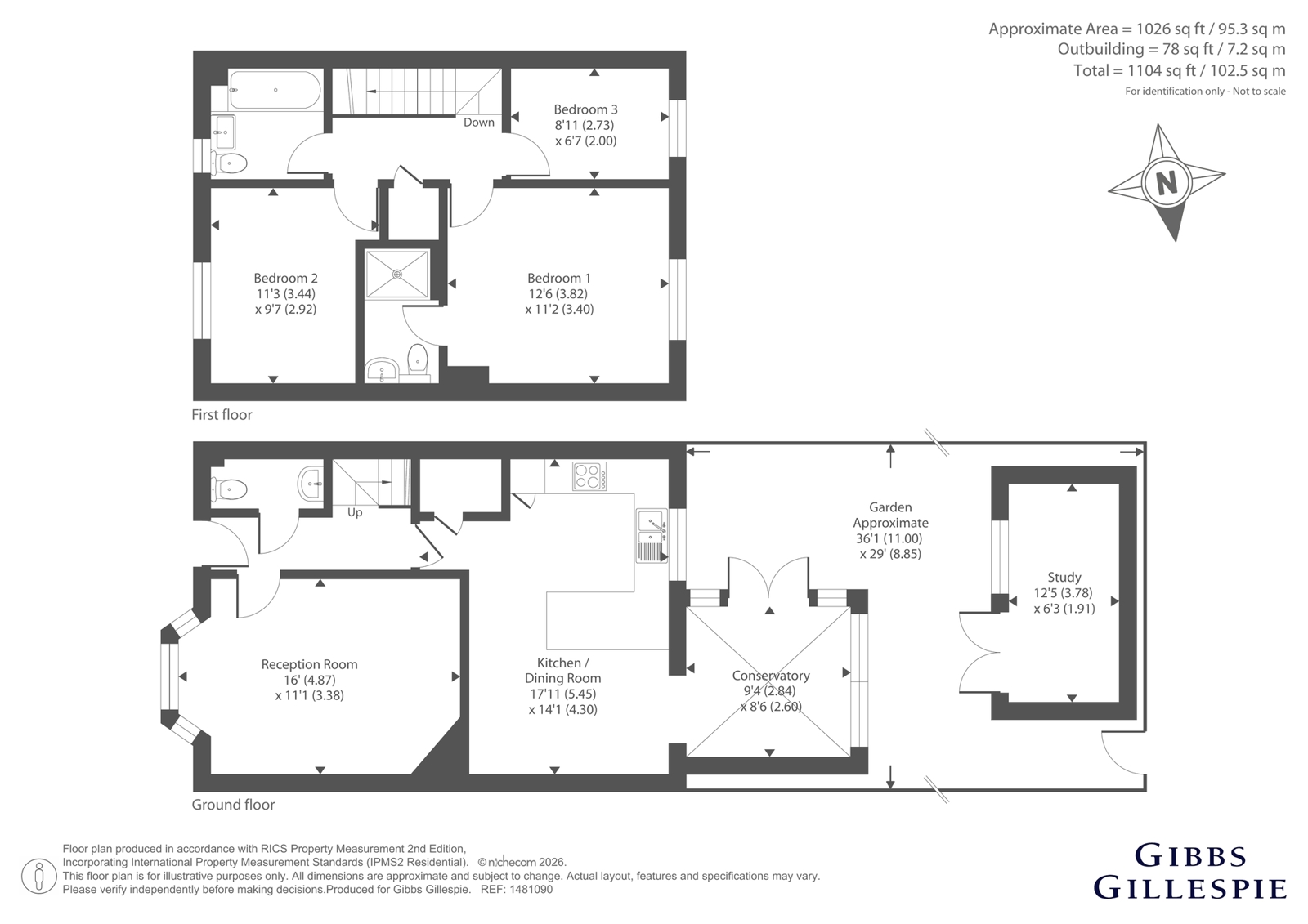 7, Linden Square, Uxbridge floorplan