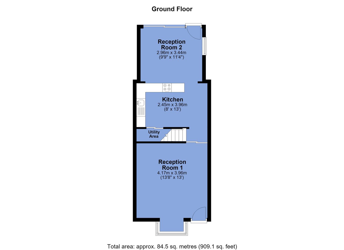 2, Rivington Street, Bolton floorplan
