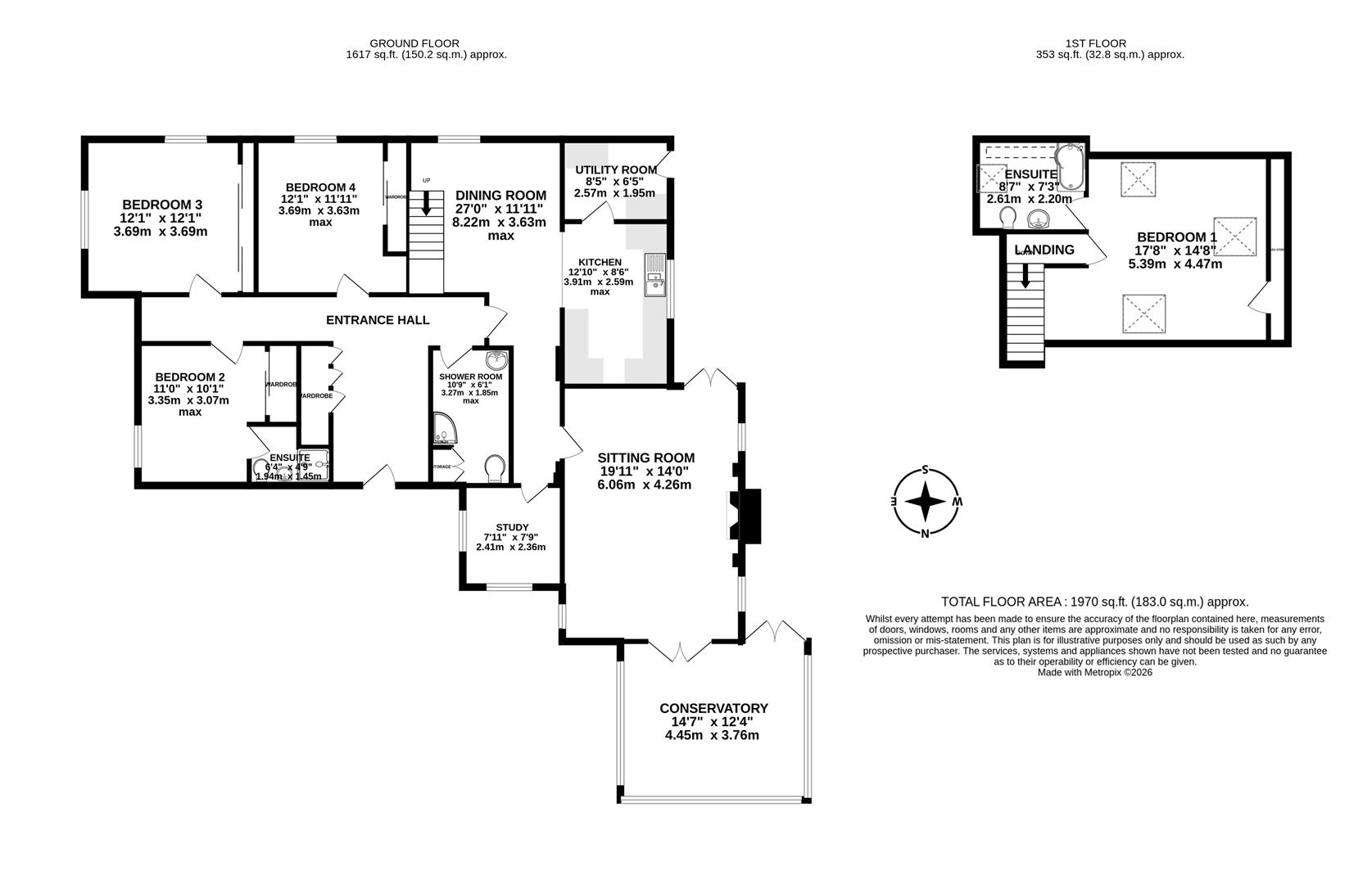 13, Redbridge Road, Dorchester floorplan