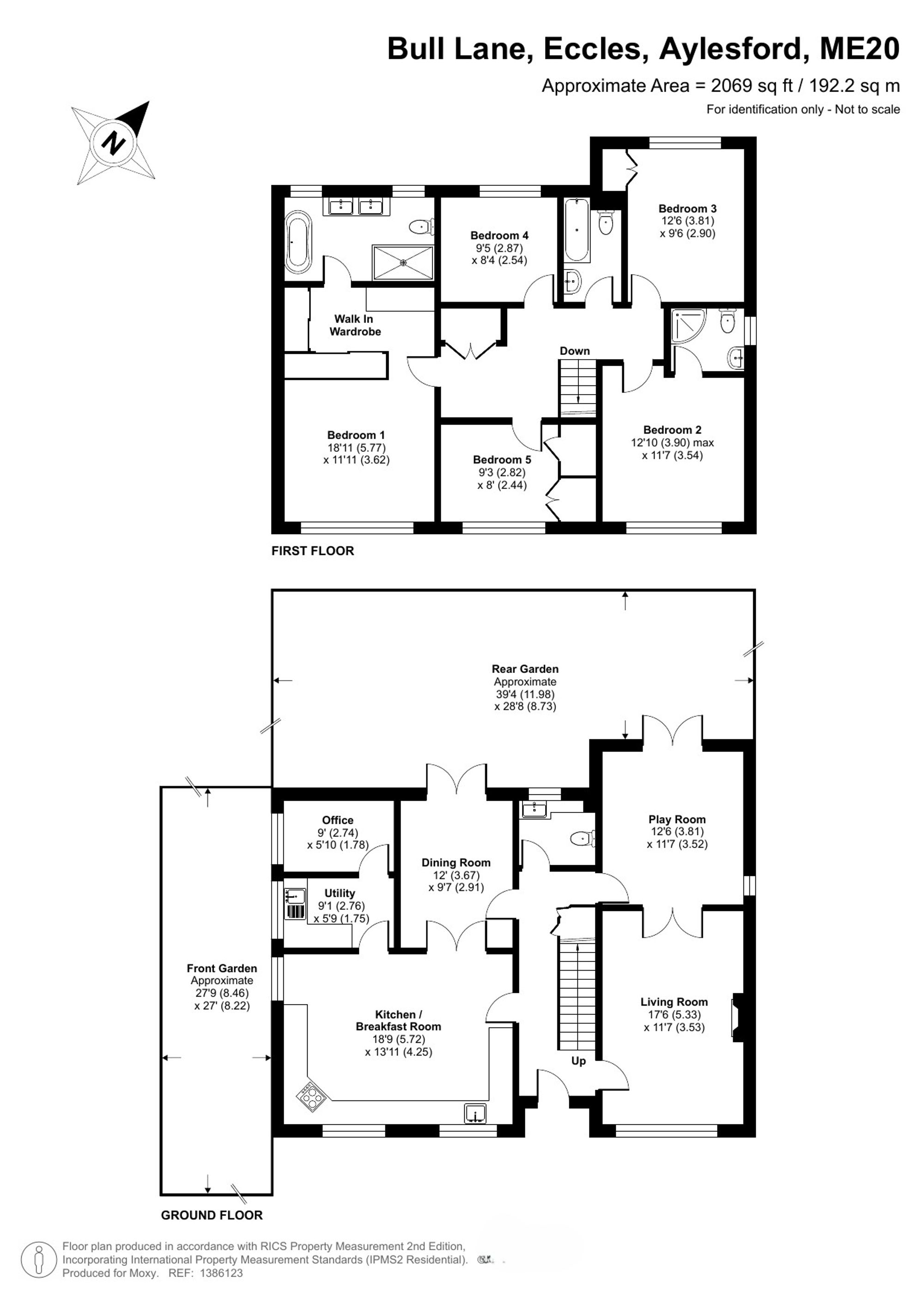 232a Bull Lane, Aylesford floorplan