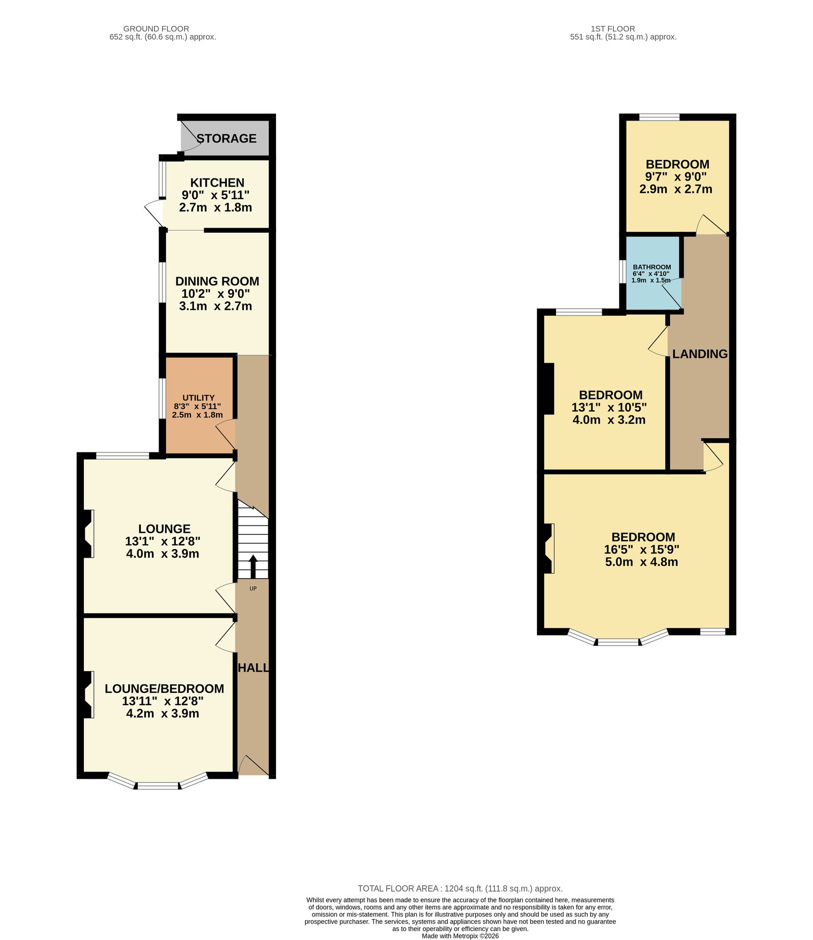 168, Tarvin Road, Chester floorplan