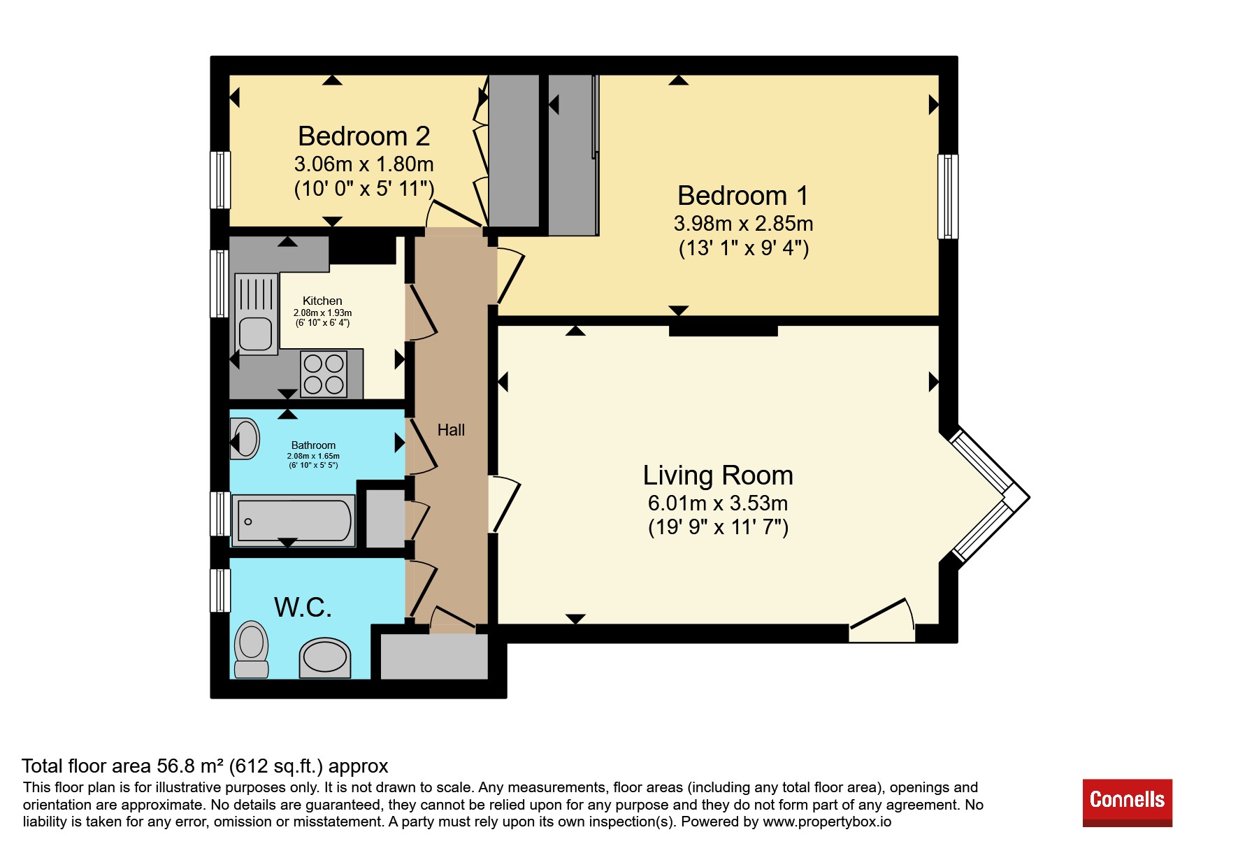 16, St. Edwards Court, Shaftesbury floorplan