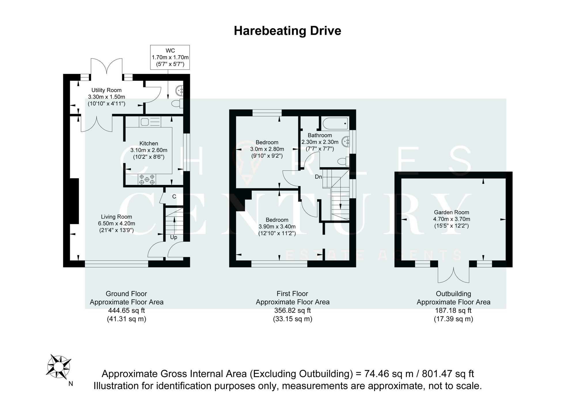 13 Harebeating Drive, Hailsham floorplan