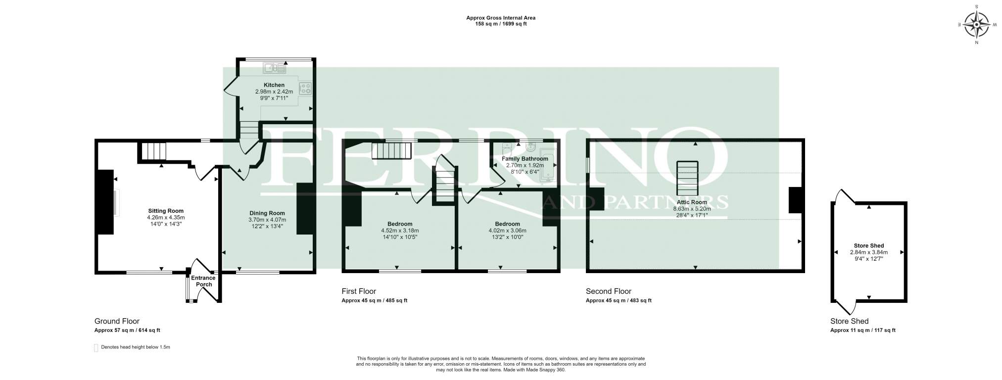 Lights Place, Coleford Road, Lydney floorplan