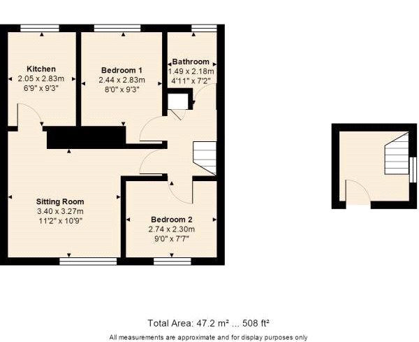 2 Bedrooms Maisonette for sale in Langton Avenue, Chelmsford, Essex CM1