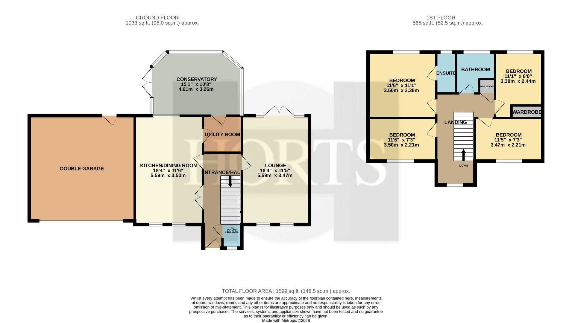 16, The Ashway, Northampton floorplan