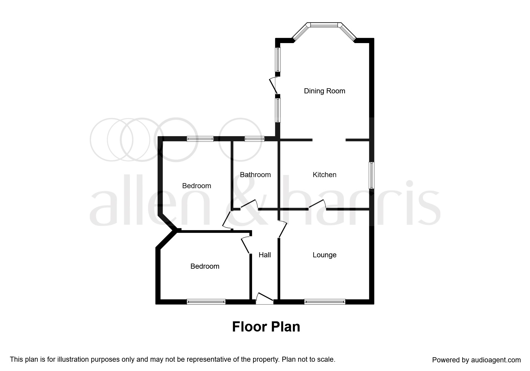 2 Bedrooms Semi-detached bungalow for sale in Kilmarnock Road, Dundonald, Kilmarnock KA2