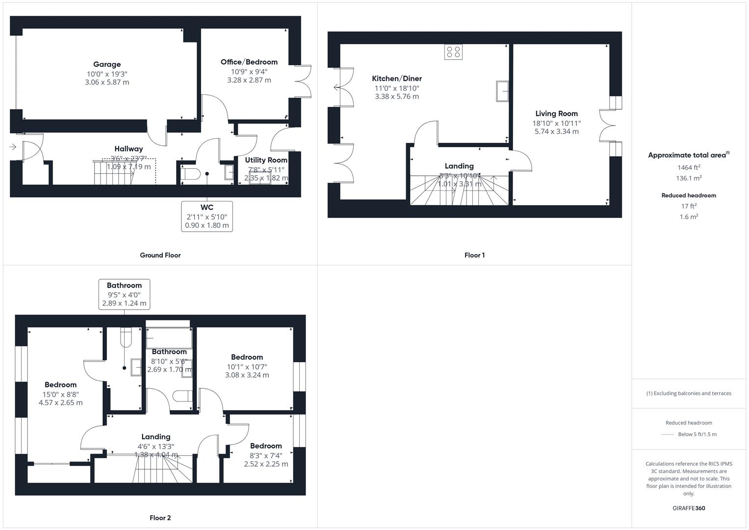 35, Noble Crescent, Aylesbury floorplan
