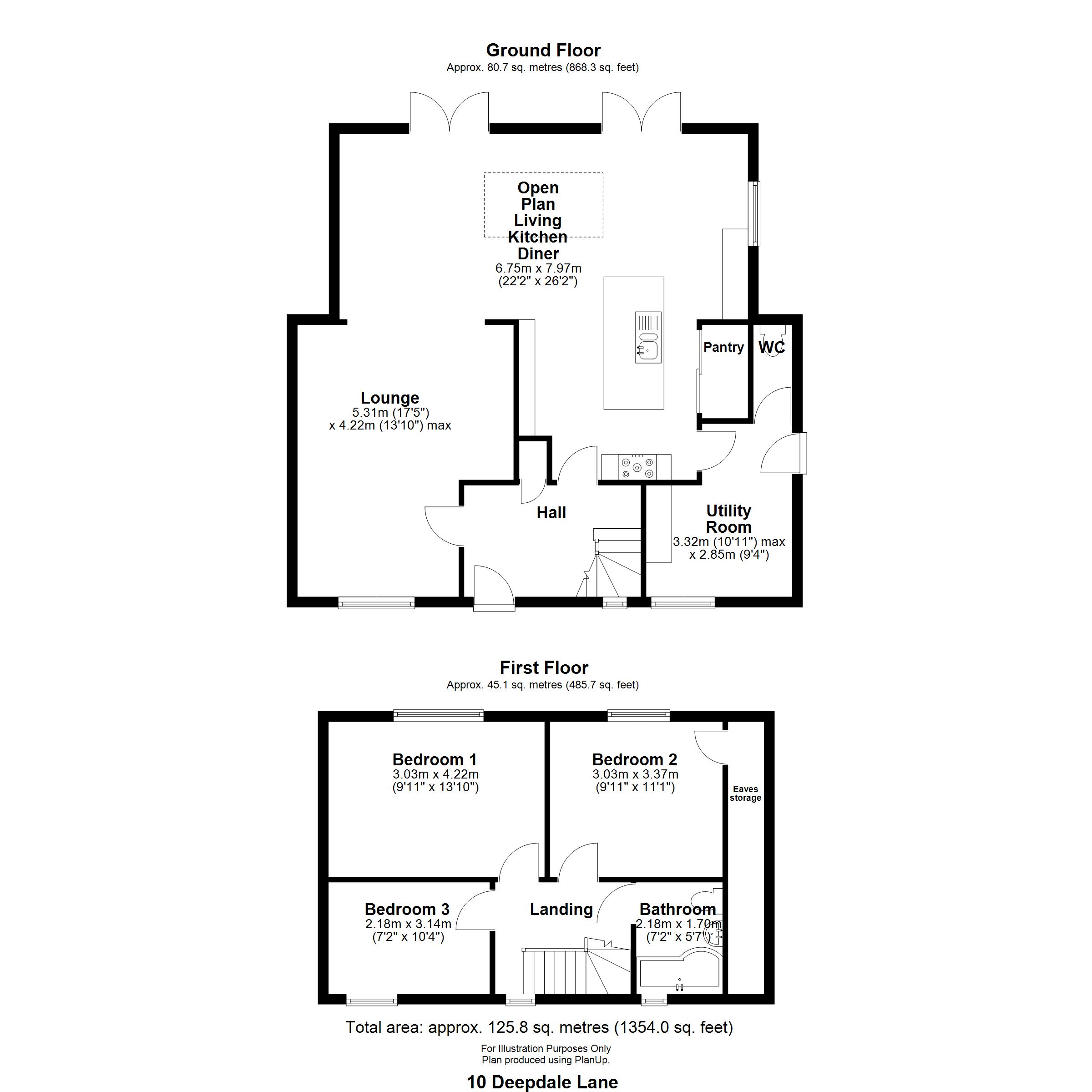 10, Deepdale Lane, Lincoln floorplan