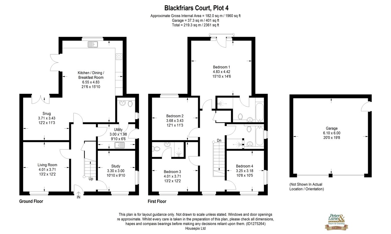 4, Blackfriars Court, Stow Longa floorplan