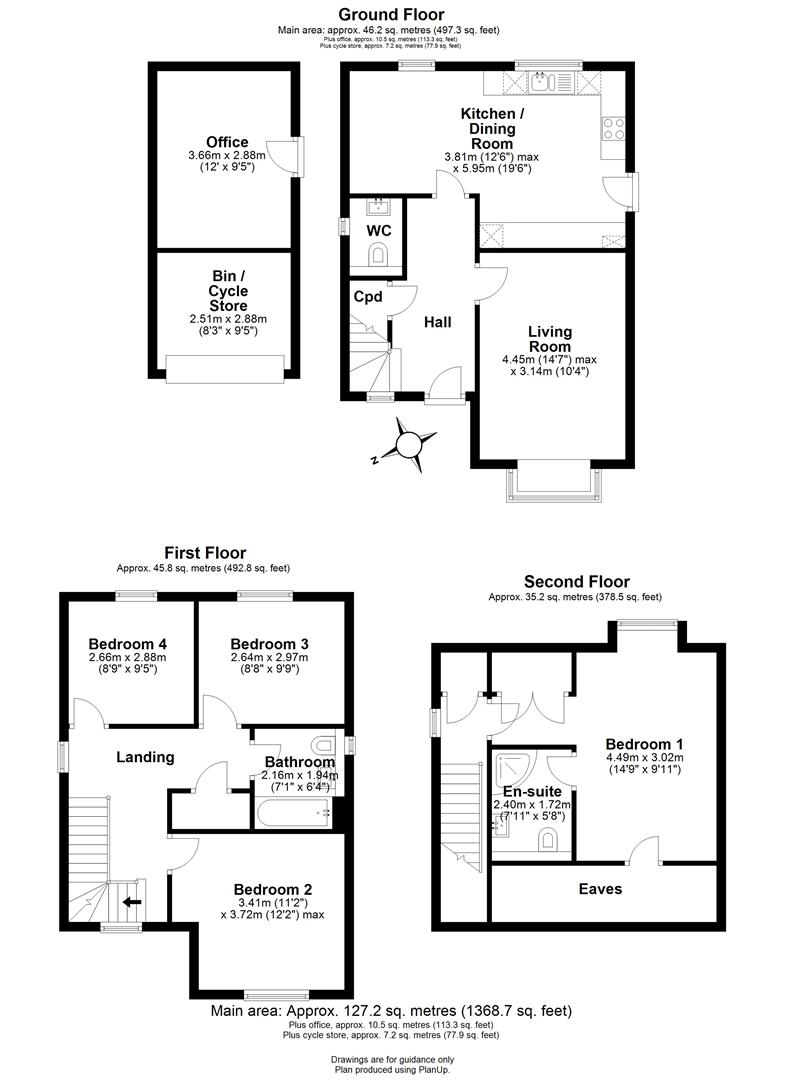 11, James Wadsworth Close, Cambridge floorplan