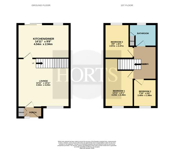 21, Kentstone Close, Northampton floorplan