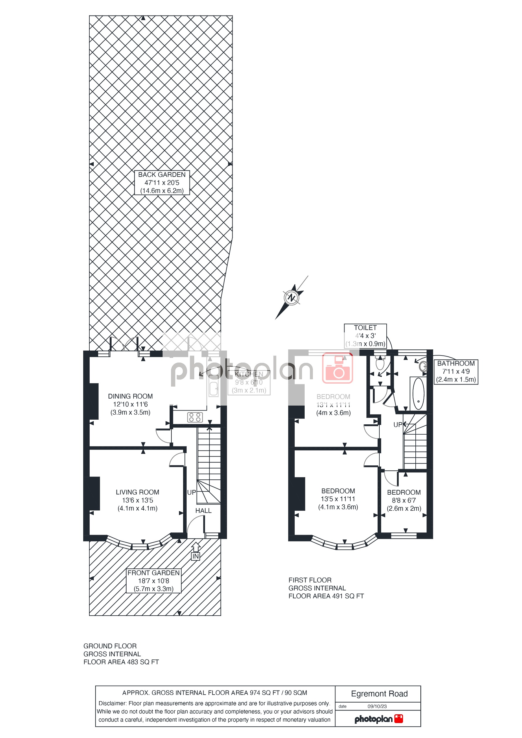 26, Egremont Road, London floorplan
