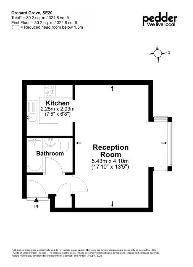 59, Orchard Grove, London floorplan