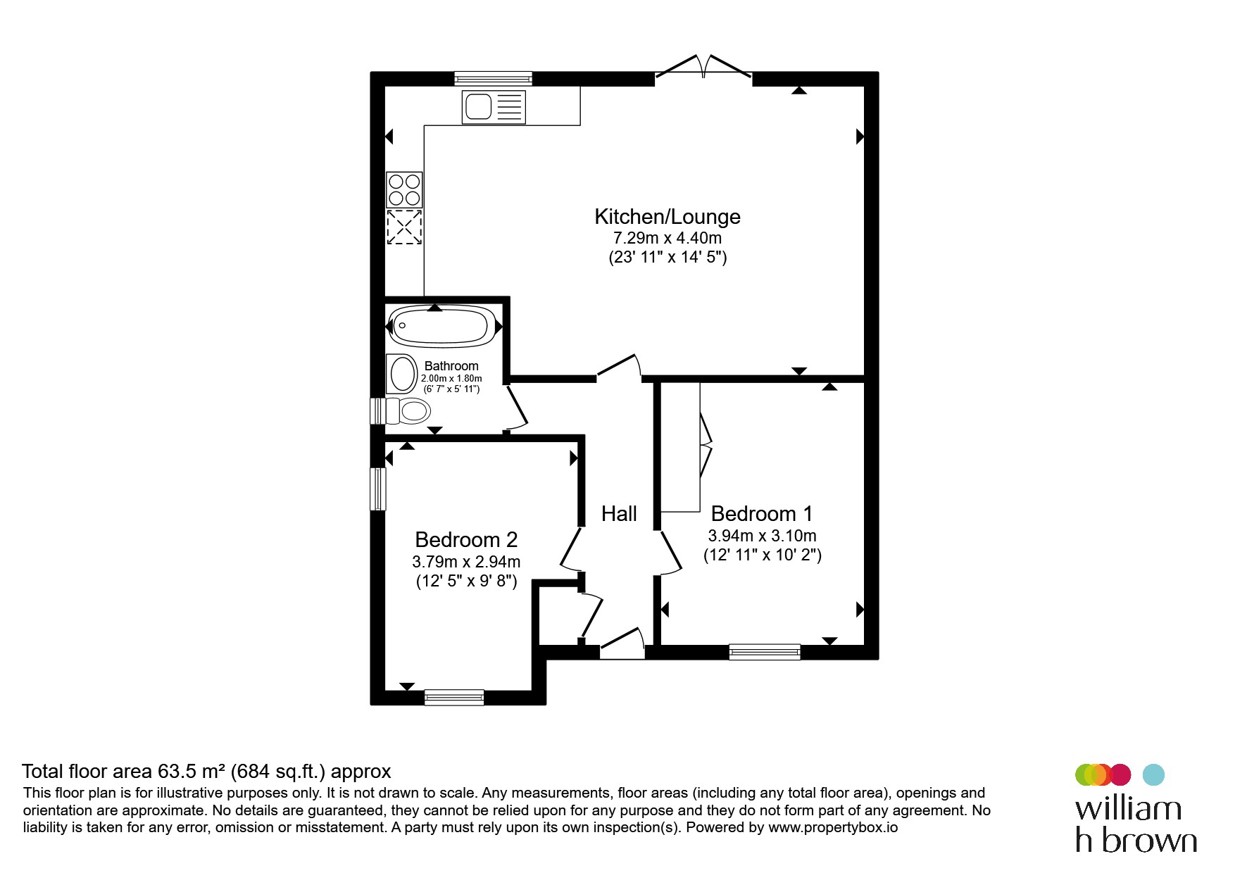 7, Harper Lane, Halstead floorplan