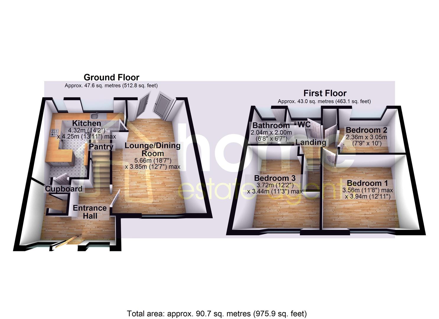 26, Friezland Close, Stalybridge floorplan