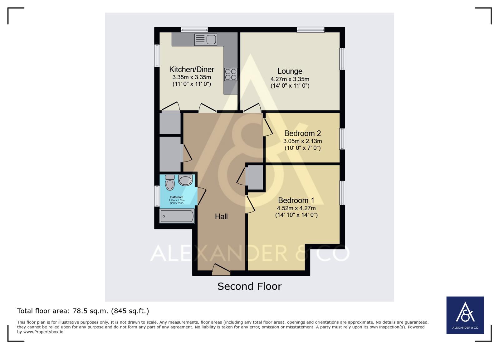90, Prince Rupert Drive, Buckinghamshire floorplan