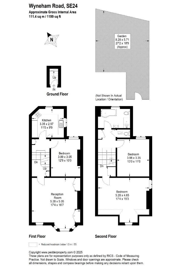 14b, Wyneham Road, London floorplan