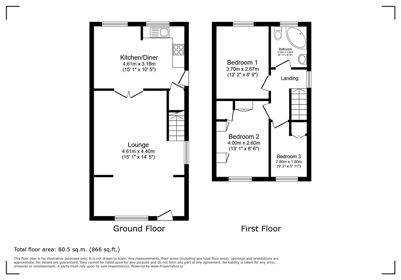 Eilam Close, Rotherham floorplan