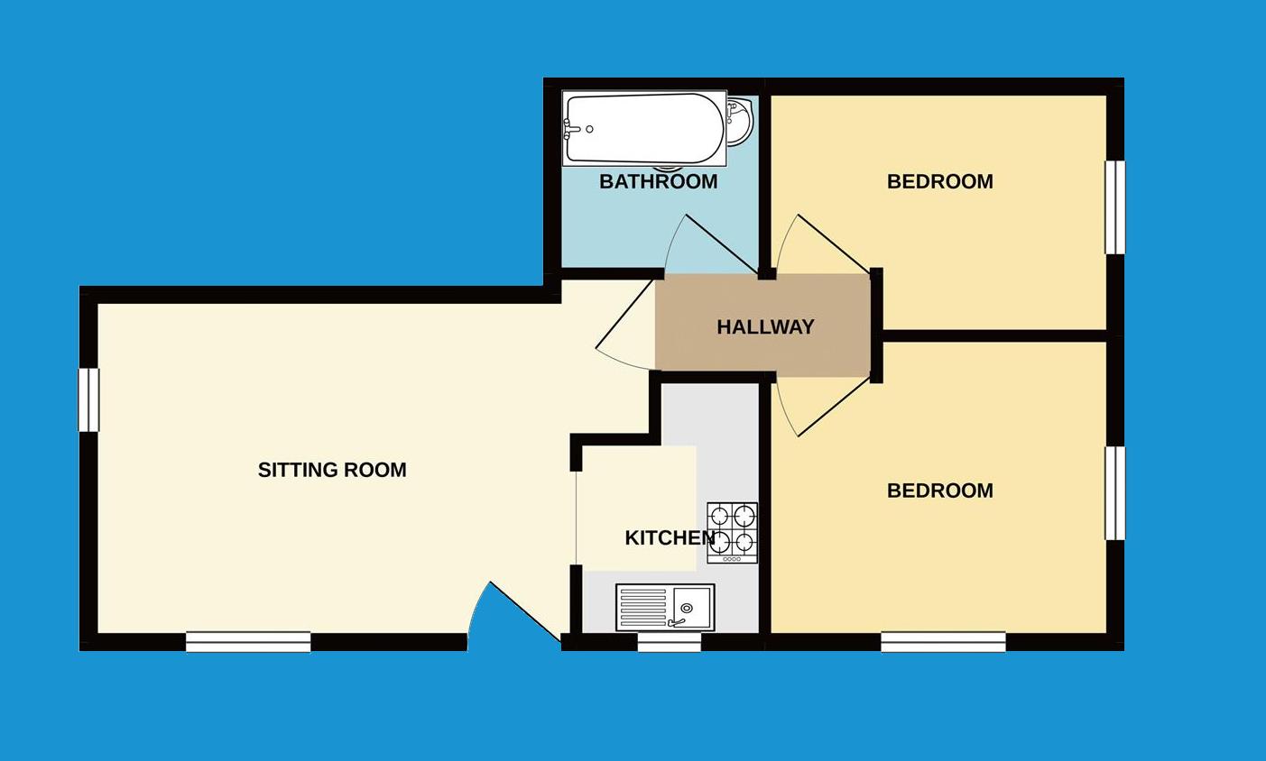 16, Riverside Mills, Launceston floorplan
