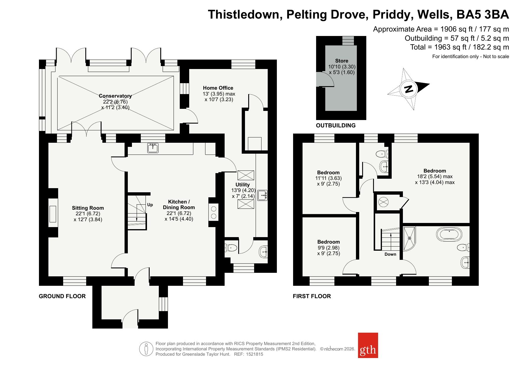 Pelting Drove, Wells floorplan